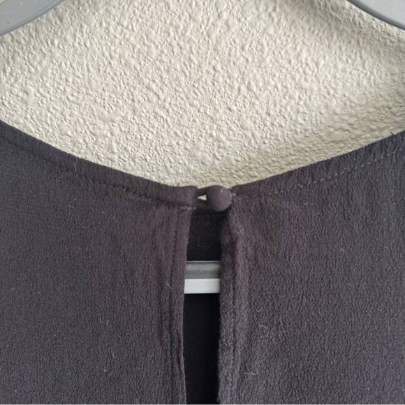 Sanctuary Black Ruffle Long Sleeve Top Small - Picture 6 of 10